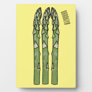 Asparagus cartoon afbeelding fotoplaat