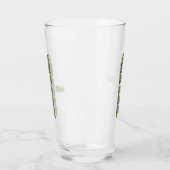 Asparagus cartoon afbeelding glas (Links)