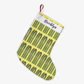 Asparagus cartoon afbeelding kleine kerstsok (Voorkant (Hangend))