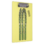 Asparagus cartoon afbeelding klembord (Rechts)