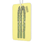 Asparagus cartoon afbeelding luchtverfrisser (Links)
