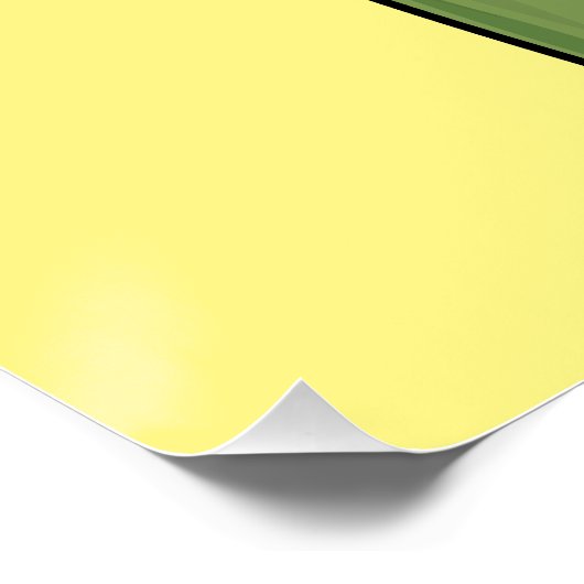 Asparagus cartoon afbeelding perfect poster (Hoek)