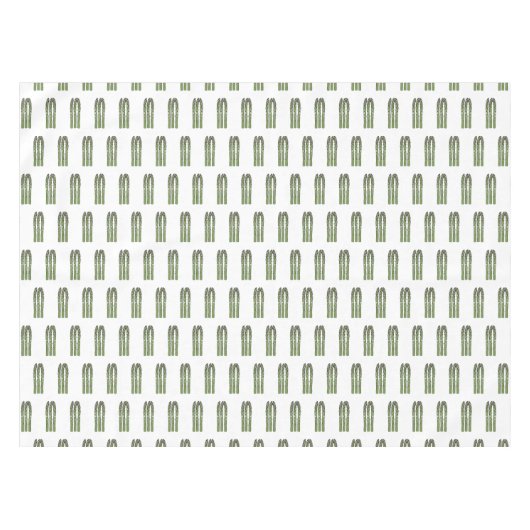 Asparagus cartoon afbeelding tafelkleed (Voorkant (Horizontaal))