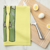 Asparagus cartoon afbeelding theedoek (Quarter Fold)