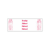 Asparagus cartoon afbeelding  zelfinktende stempel (Design)