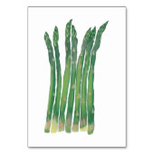 Asparagus Custom Reading Flashcards Kaart (Voorkant)
