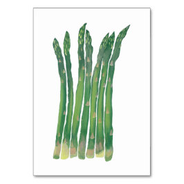 Asparagus Custom Reading Flashcards Kaart