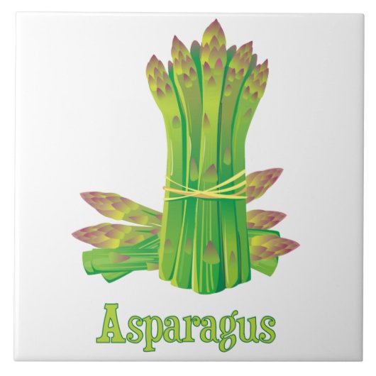 Asparagus Decorative Kitchen Tegel Tegeltje (Voorkant)