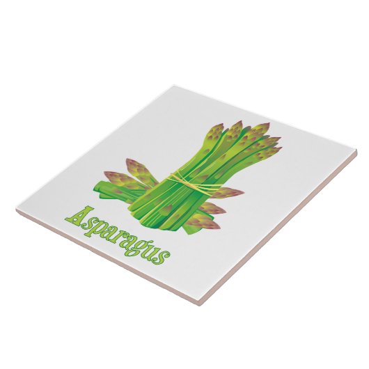 Asparagus Decorative Kitchen Tegel Tegeltje (Zijkant)