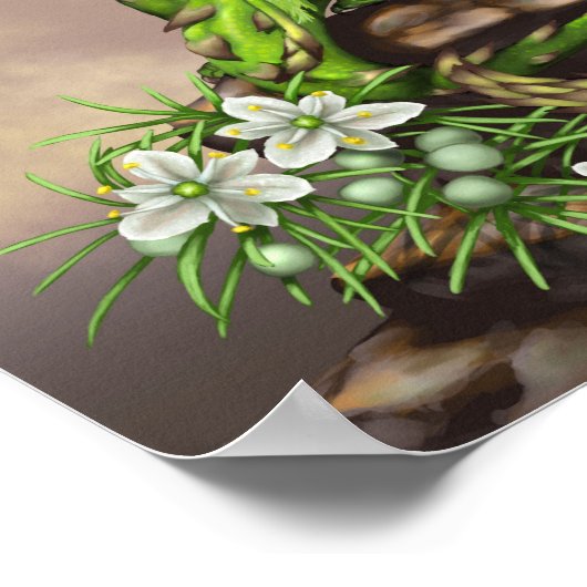 Asparagus Dragon 11x14 (4x6 en hoger) Poster (Hoek)