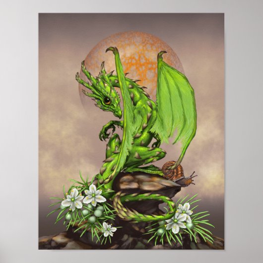 Asparagus Dragon 11x14 (4x6 en hoger) Poster (Voorkant)