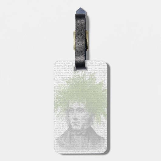 Asparagus Fern Head Plant Bagagelabel (Achterkant verticaal)