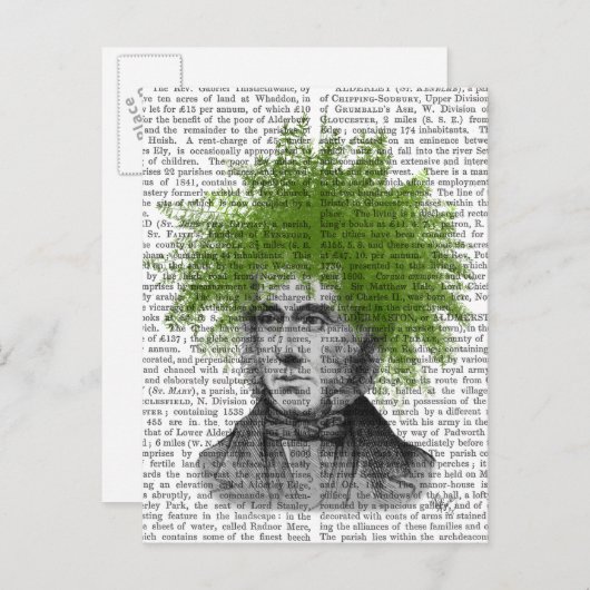 Asparagus Fern Head Plant Briefkaart (Voorkant / Achterkant)