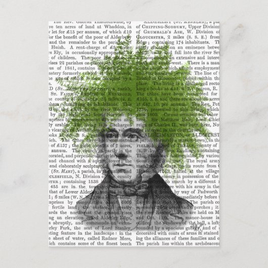 Asparagus Fern Head Plant Briefkaart (Voorkant)