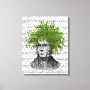 Asparagus Fern Head Plant Canvas Afdruk