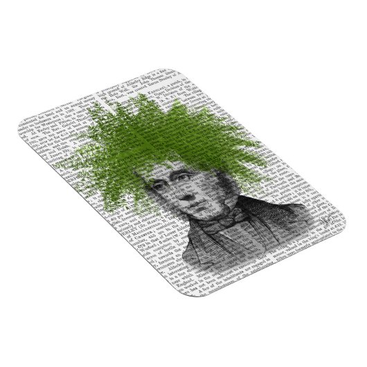 Asparagus Fern Head Plant Magneet (Rechterzijde)