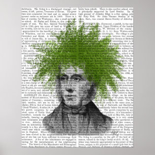 Asparagus Fern Head Plant Poster
