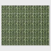 Asparagus, gesteelde groente cadeaupapier (Vlak)