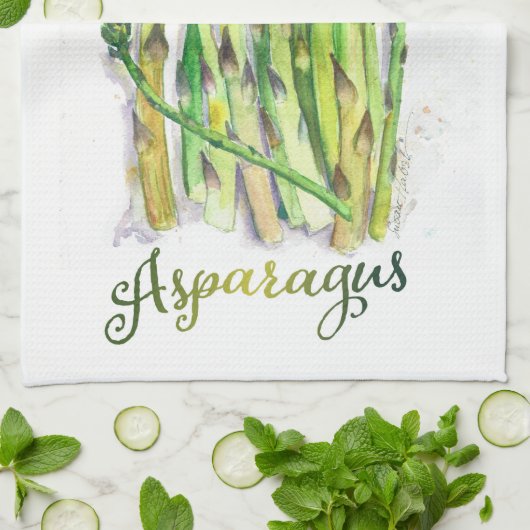 Asparagus Kitchen Towels Theedoek (Gevouwen)