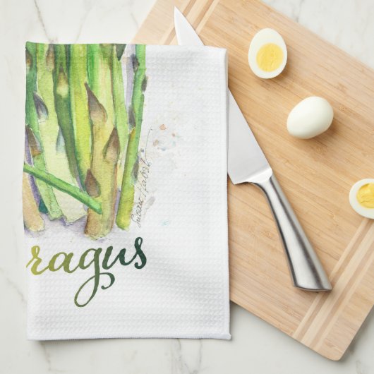 Asparagus Kitchen Towels Theedoek (Quarter Fold)