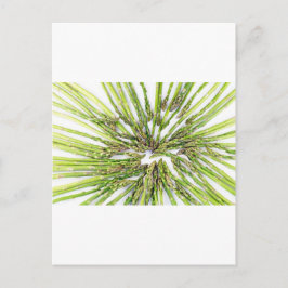 Asparagus naar het centrum briefkaart