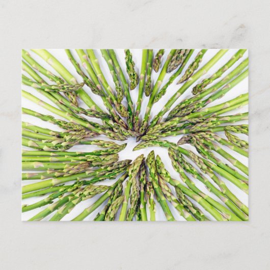 Asparagus naar het centrum briefkaart (Voorkant)