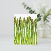 Asparagus on White  - groenten Briefkaart (Staand voorkant)