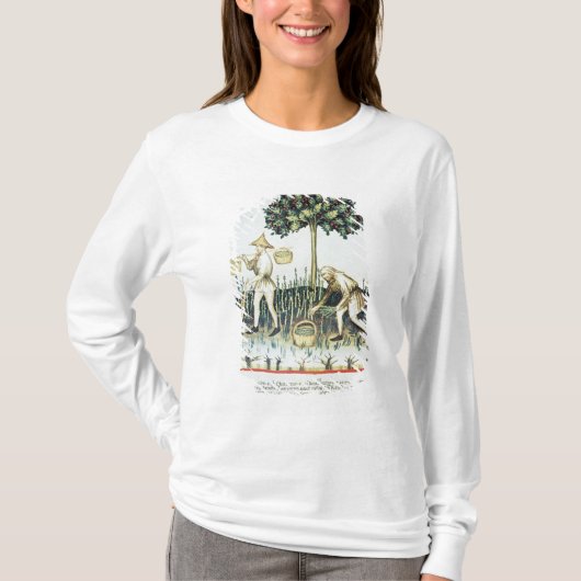Asparagus Pickers, 13de eeuw T-shirt (Voorkant)