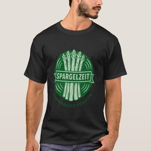 Asparagus Seizoen Spargelzeit T-shirt (Voorkant)