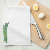 Asparagus Spears Green Accent Kitchen Towels Theedoek (Quarter Fold)