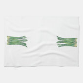Asparagus Spears Green Accent Kitchen Towels Theedoek (Horizontaal)
