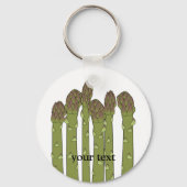Asparagus Spears Vegetable Lover Veggies Sleutelhanger (Voorkant)