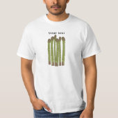 Asparagus Spears Vegetable Lover Veggies T-shirt (Voorkant)
