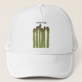 Asparagus Spears Vegetable Lover Veggies Trucker Pet (Voorkant)