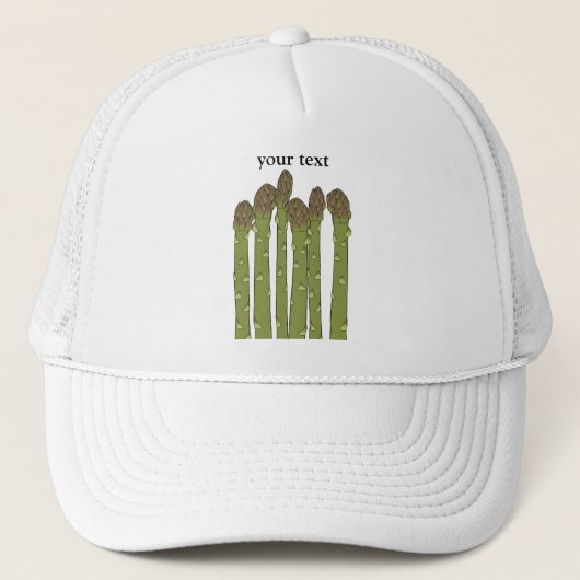 Asparagus Spears Vegetable Lover Veggies Trucker Pet (Voorkant)