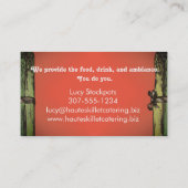 Asparagus speekselvis visitekaartje (Achterkant)