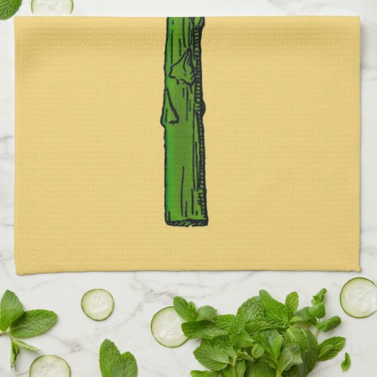 Asparagus Theedoek (Gevouwen)