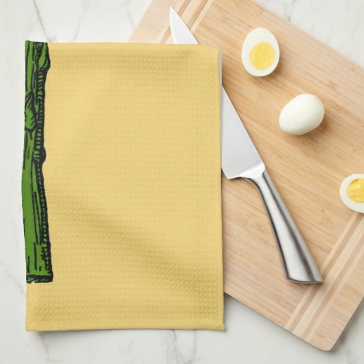 Asparagus Theedoek (Quarter Fold)