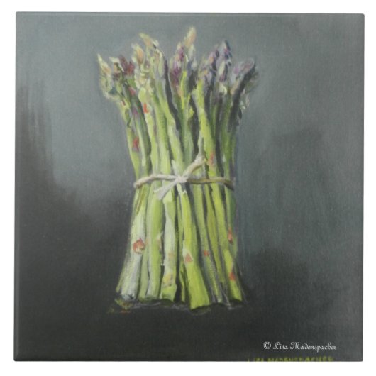 Asparagus Tile Tegeltje (Voorkant)