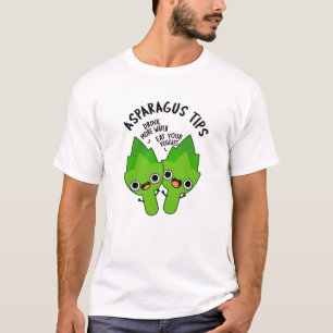 Asparagus Tips Funny Veggie Pun T-shirt