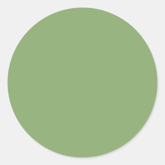 Asparagus (vaste kleur) ronde sticker (Voorkant)
