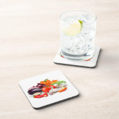 Asparagus Waterverf groenten Bier Onderzetter (Rechterzijde)