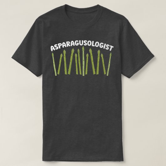 Asparagusoloog Asparagus Lover Vegan Vegetable V T-shirt (Design voorkant)
