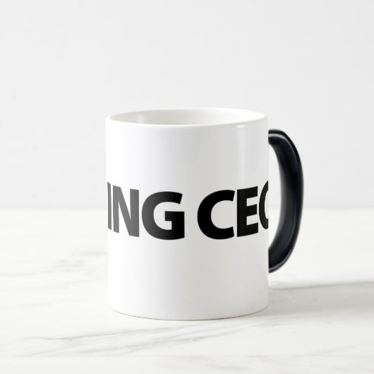 Asparing CEO white Magische Mok (Voorkant rechts)