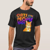 Aspca-katten zijn mensen te licht t-shirt (Voorkant)