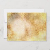 Aspeblinkant Assepoester Koets Save the Date Kaart (Achterkant)