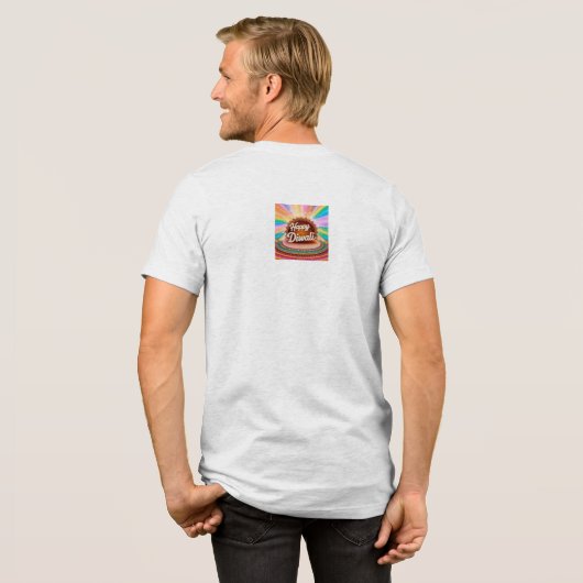 Aspecten van Diwali Tri-Blend Shirt (Voorkant)