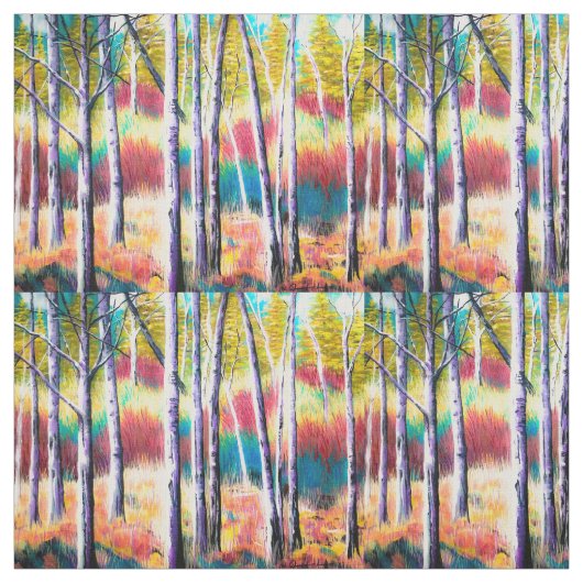 Aspen Abstract Dream Fabric Stof (Swatch)