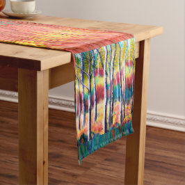 Aspen Abstracte Tablerunner Korte Tafelloper