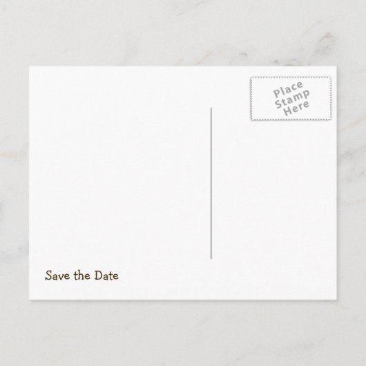 Aspen Alley in het najaar van het huwelijk Briefka Aankondigingskaart (Achterkant)